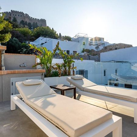 Lindos Shore Summer House With Jacuzzi And Sea View !!! Exterior photo