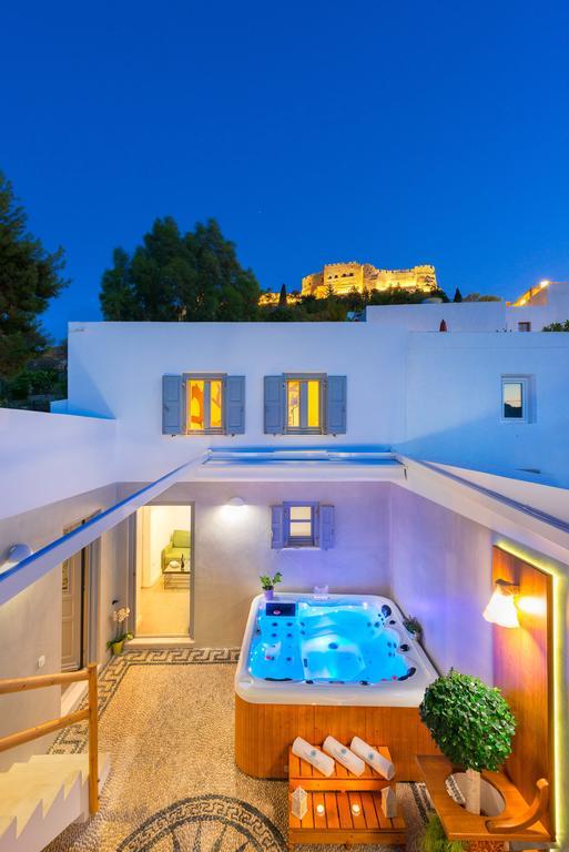 Lindos Shore Summer House With Jacuzzi And Sea View !!! Exterior photo