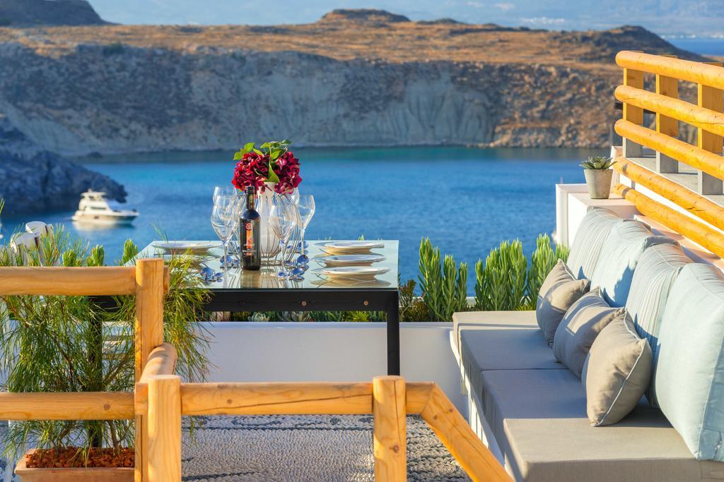 Lindos Shore Summer House With Jacuzzi And Sea View !!! Exterior photo